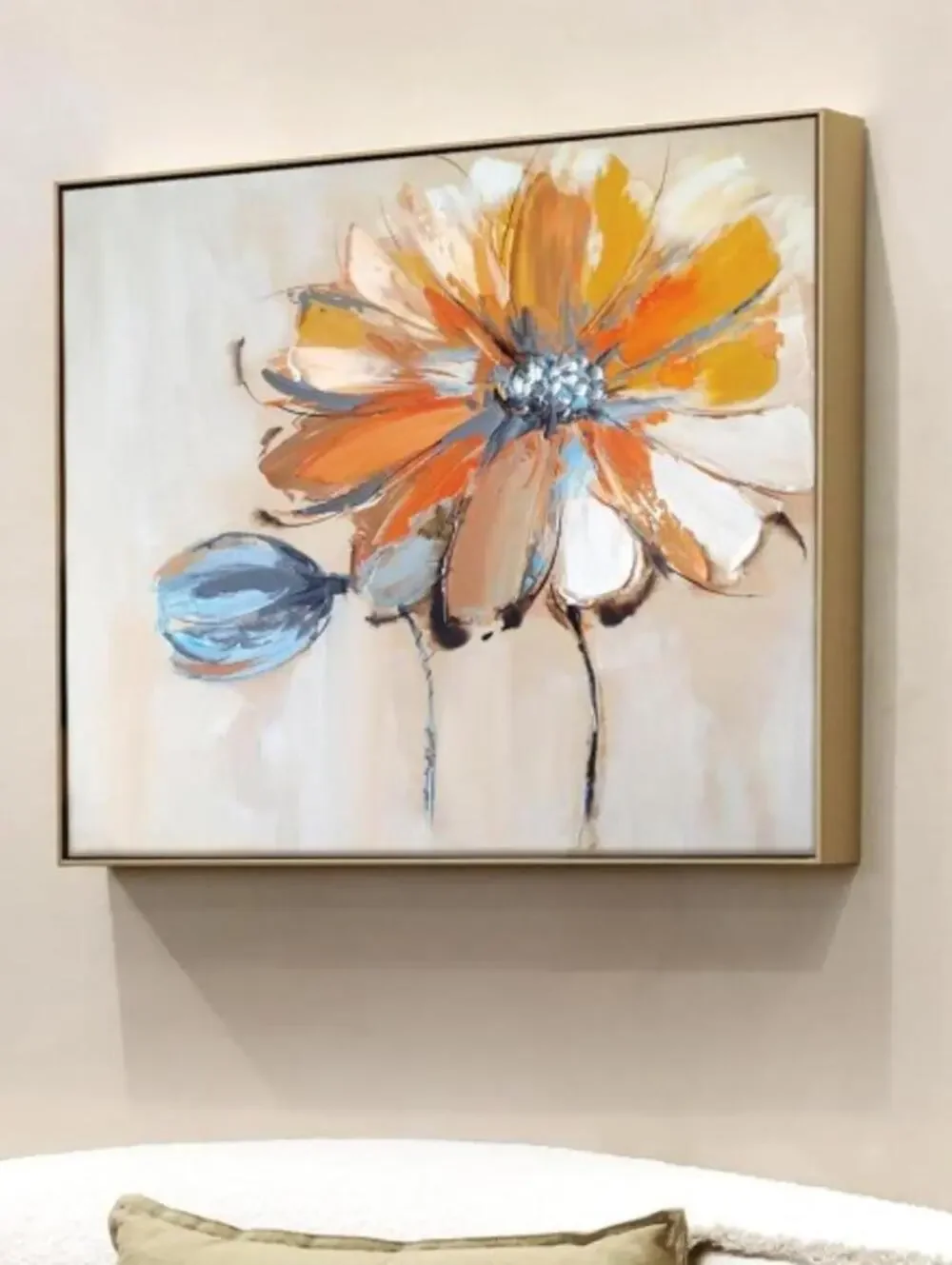 *Floater Frame for 30x36 Canvas Picture-Bronze